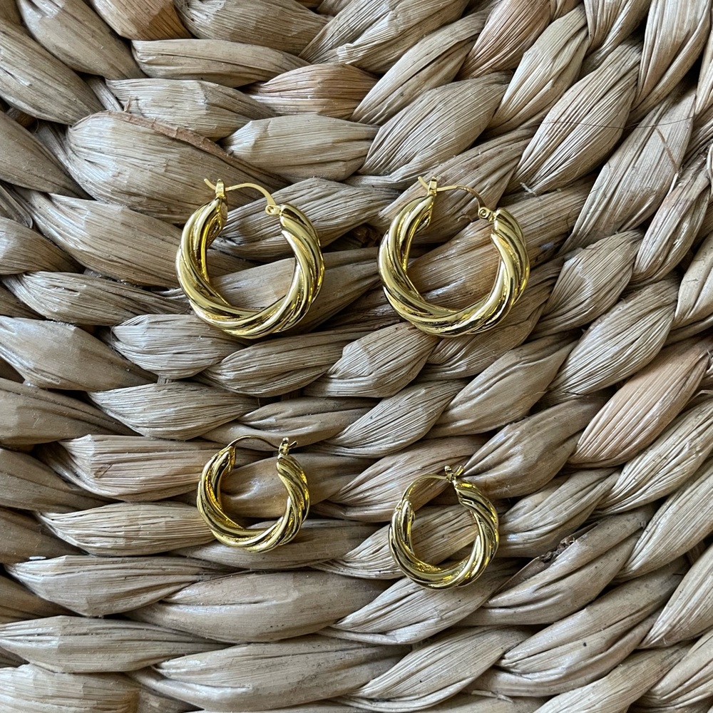 Buy one get one free hoop earrings